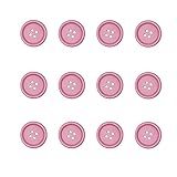 Libiline 100pcs Resin Button Solid Color 4Holes