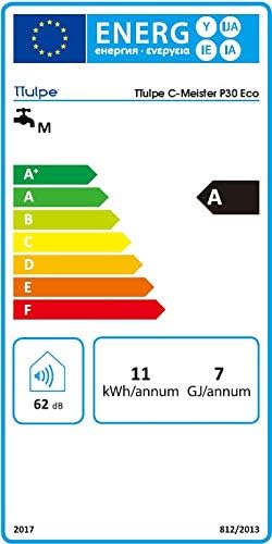 TTulpe TTCM1330 C-Meister 13 P30 Eco, ErP/Low NOx Room Sealed Water Heater, Propane/Butane Gas 30 mbar, 230 V, White - Image 4