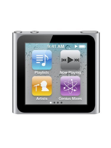 Apple iPod Nano 8GB - Silver - 6th Generation (Renewed)