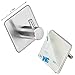 Wall Hooks 4 packs,SAGEME Adhesive Hook Heavy Duty Sticky Wall Hooks Wall Hangers Stick on Hooks 304 Stainless Steel Closets, Coat, Hat,Towel Robe Hook Rack Wall Mount for Bathroom and Bedroom