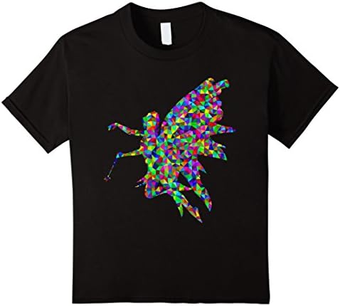 Kids Magical Multi-color Fairy T-Shirt 6 Black