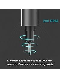 Ruputas   Destornillador de precisión de litio 1F+ con luz LED y esterilla magnética, destornillador eléctrico, kit de herramientas de reparación recargable, incluye 56 puntas, barra extensible para la mayoría de dispositivos electrónicos