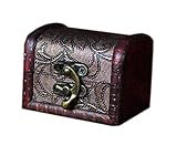 Creative Flower Vintage Wooden Jewelry Box Cosmetic