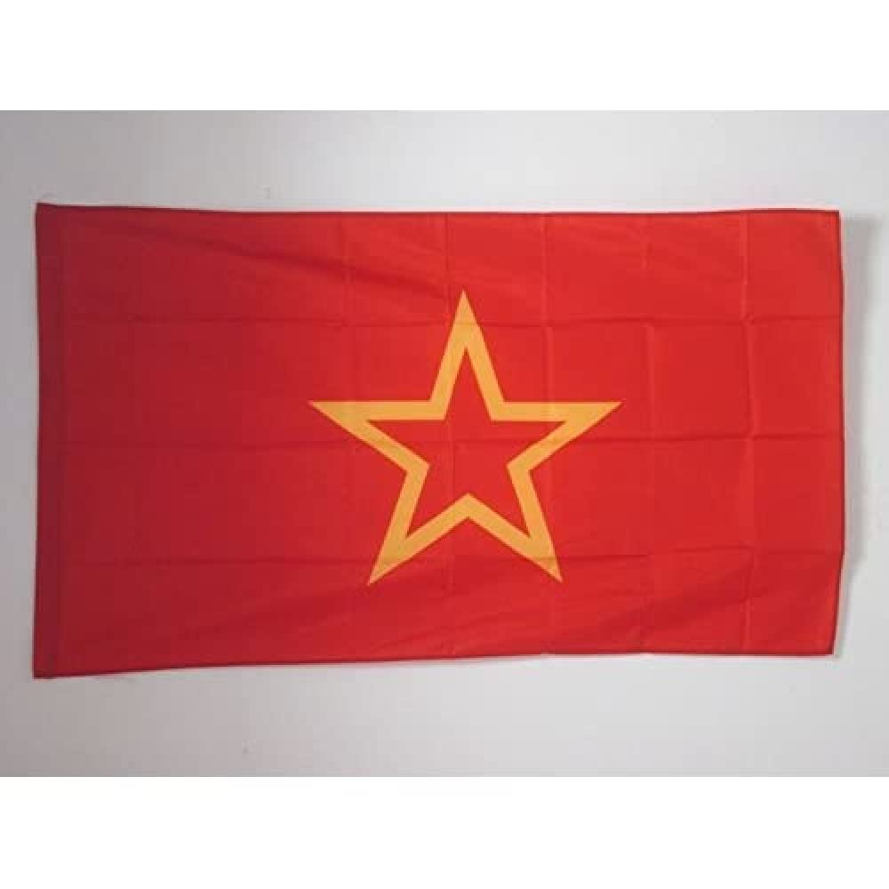 AZ FLAG - USSR Red Army 1918-1991 Flag - 2x3 Ft - RKKA comunist Banner with Sleeve - 100% Polyester - Fade Resistant - Vivid Colors - 2' x 3' Feet - 90x60 Cm