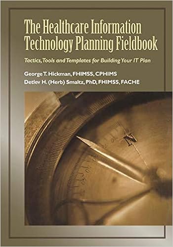 The Healthcare Information Technology Planning Fieldbook: Tactics, Tools and Templates for Building Your IT Plan (HIMSS Book Series) The Healthcare Information Technology Planning Fieldbook: Tactics, Tools and Templates for Building Your IT Plan (HIMSS Book Series)