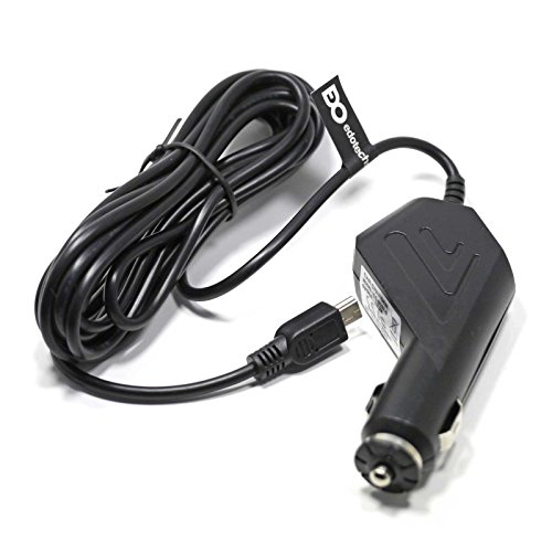 EDO-Tech-5V-2A-Mini-USB-Car-Charger-Power-Cord-Adapter-for-Rand-McNally-Intelliroute-TND-730-720-530-520-510-RVND-7720lm-7715lm-7725lm-7730lm-7735lm-Road-Explorer-Auto-Truck-RV-GPS-10-Long-Cable