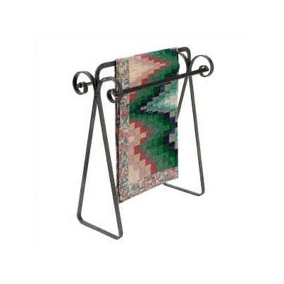 Enclume Premier Scrolled Quilt Rack, Hammered Steel