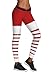 Pink Queen Women's Chic Ugly Santa Christmas Leggings Funny Costume Tights