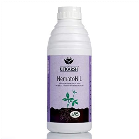Utkarsh NematoNIL (1 Liter) (A Biological Consortium to Control All Types of Soil borne nematodes organically)