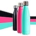 SHAREWIN Stainless Steel Water Bottle Vacuum Double Wall Cola Shape Leak Proof Drinking Bottle Travel Thermal Flask Perfect for Outdoor Hiking, Office, Sports - 12oz 14oz 17oz