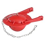 Korky 2021BP TOTO Toilet Repairs-Large 3-Inch Flapper-Easy to Install-Made in USA, Red