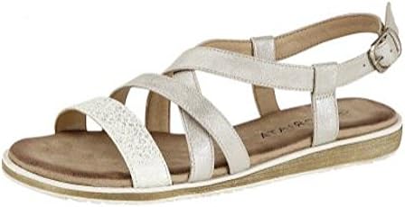 Marcella Womens Buckle Halter Crossover Sandals