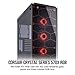 CORSAIR Crystal 570X RGB Mid-Tower Case, 3 RGB Fans, Tempered Glass - Red (CC-9011111-WW)