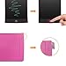 NEWYES 8.5 Inches LCD Writing Tablet Set of Two with Lock Function Office Whiteboard Bulletin Board Kitchen Memo Notice Fridge Board Magnetic Daily Planner Gifts for Kids (Black+Lanyard)