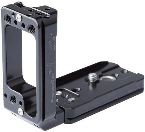 ProMediaGear L-Bracket for Sony Alpha a9 Camera and Arca-Swiss Type Tripod Heads