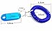 5 Sets Spring Coil Wristand With ID Label Keyring(Assorted Colors)