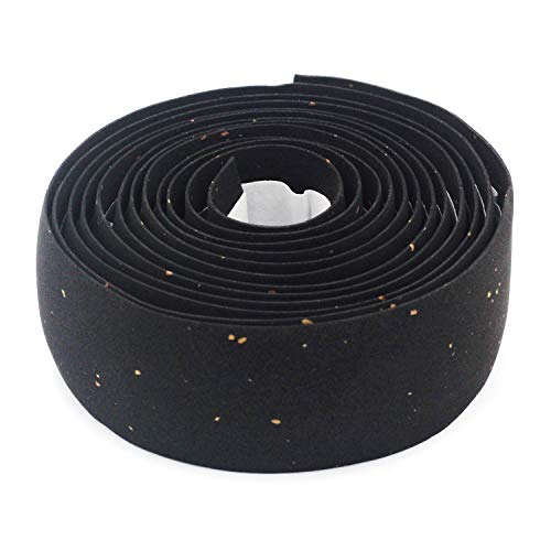 EVA Road Bike Handlebar Tapes, Bicycle Bar Tape, Cycling Handle Wraps – 2 Rolls per Set (Black) - Thumbnail 3