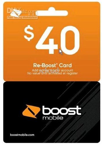 Boost Mobile Reboost Refill Card
