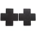 Ayliss 10Pairs Black Sexy Nurse Cross Adhesive Nipple Cover Disposable Pasties