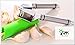 Oak Kitchen Garlic Press set Easy to Squeeze and clean Hige Quality Stainless Steel Crusher & Mincer with astonishing Bonus Garlic Peeler & Silicon Brush .