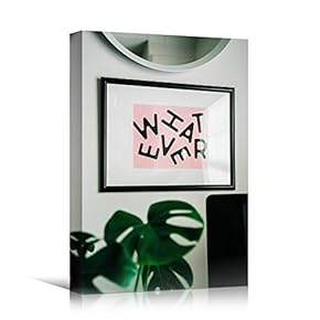 signwin Canvas Wall Art Pressed Quotes Bedroom Industrial...