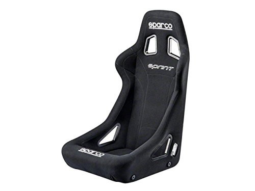 Sparco 008232LNR Seat Sprint (Large Black)