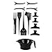 Top Performance 14-Piece Hair Dye Accessories Kits for Dog Grooming