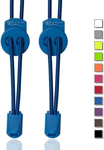 RioReno Elastic Quick Release Laces No Tie Fastener Fastening System Elastic Shoelaces Elastic Shoelaces and Strong Hold Available in 11 Colours