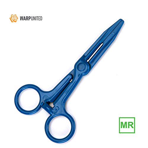 5-Pack Betor MRI Safe Full Plastic Hemostat Straight 5.7 inch Length Veterinary Lab Art Craft Electronics Jewelry Disinfectable Medical Grade Forceps