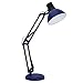 ToJane Blue Desk Lamp, Adjustable Swing Arm Small Desk Lamp for Bedrooms,Flexible Clamp Table Lamp