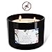 ycyh Citronella Candles Scented 3 Wick, Giant 1lb  Soy Wax, Glass Jar 14.5 oz, 80 Hour Burn,  Outdoor and Indoorthumb 1