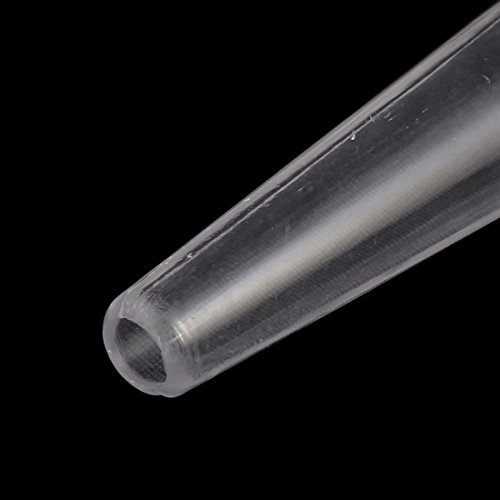 uxcell Rubber Head Plastic Home Kitchen Chicken Turkey BBQ Food Flavour Oil Tube Pipe White Clear
