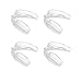 AIWAYING Sport Mouth Guards Teeth Armor Professional - 4 Pack - Safe Clear Color - No Color Additive - Athletic Teeth Mouth Guards - Fit Any Mouth Size (12 Years or Older) - Custom Fit