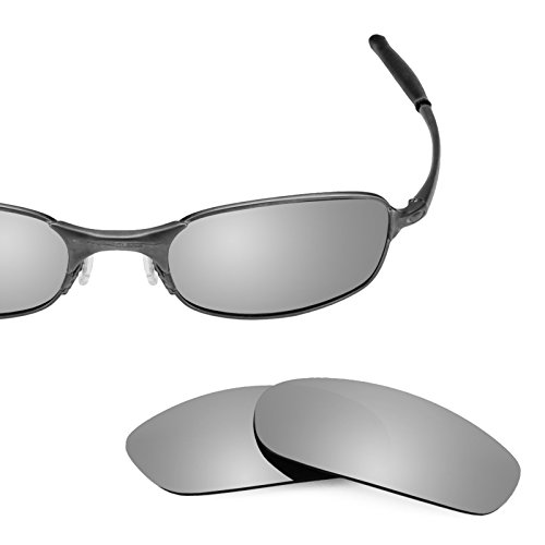 Revant Polarized Replacement Lenses for Oakley Square Wire 2.0 Titanium MirrorShield