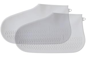 SPLANDIN Waterproof Shoe Covers for Kids, Women & Men. Reusable Dustproof & Anti Slip Silicone Rain Shoe Covers, Sustainable & BPA Free. Overshoes Protectors.