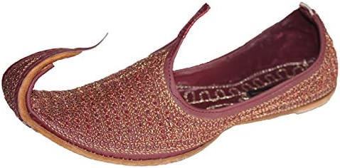 Sherwani King Matar - Maroon Mojari Khussa Shoe