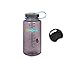 Bike A Mile Nalgene Tritan 32oz Wide Mouth BPA-Free Water Bottle Including A Removable SplashGuard (Aubergine, 32-Ounces)