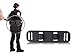 BackUpBrace Duty Belt Back Support (Smooth Leather, Regular - For waist size 34