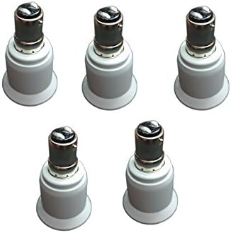 Bayonet BC B15 To ES E27 Screw Light Bulb Adaptor Lamp Fitting Converter …