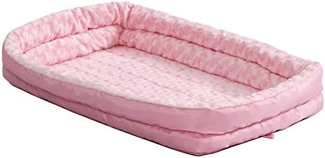 extra large pink dog bed