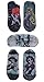 Disney Princess Ladies and Juniors 5 Pk No Show Socks