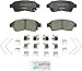 BOSCH BC562 QuietCast Premium Ceramic Disc Brake Pad Set - Compatible with Select Geo Prizm; Toyota Camry, Celica, Corolla, RAV4; FRONT