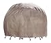 Duck Covers Elite Round Patio Table & Chair Set Cover with Inflatable Airbag to Prevent Pooling, 90-Inch