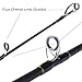 trout boy Casting Spinning Fishing Rod, 36 Ton Carbon Fiber, Fuji O-Ring Line Guides, EVA Fore Grip Ultra Light Fishing Pole (Casting Twin-Tip 2-Piece, 6'6