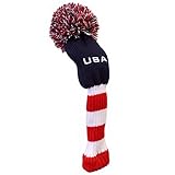 USA Pom Pom Golf Club Head Cover Available in