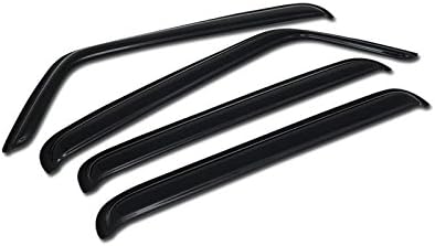 WindGlide (WV-WRAN07) Jeep Wranger Unlimited (4 Door) WINDOW VISOR 4PCS