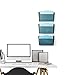 DESIGNA File Binder Holder Wall Mount, Mesh Bin Office Wall Folder File Letter Magazine Hanging Mail Organizer Black