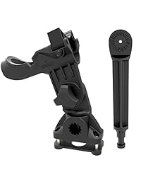 Stealth   Soporte para caña de pescar para barco   Sistema de liberación rápida y fácil montaje de bajos y botes de pontón, incluyendo rastreador, Basscat, Crestliner, Lund, Nitro, Triton, Ranger y Skeeter