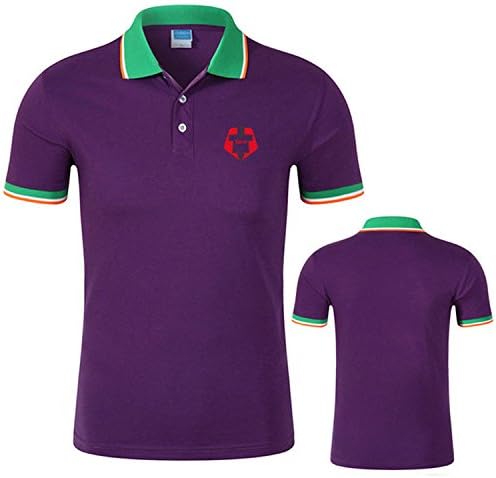 Men's Classical Short Sleeve Polo Shirt 100% Solid Cotton -P-M