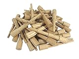 Miller Dowels, Oak, size 2x, 40 Pack